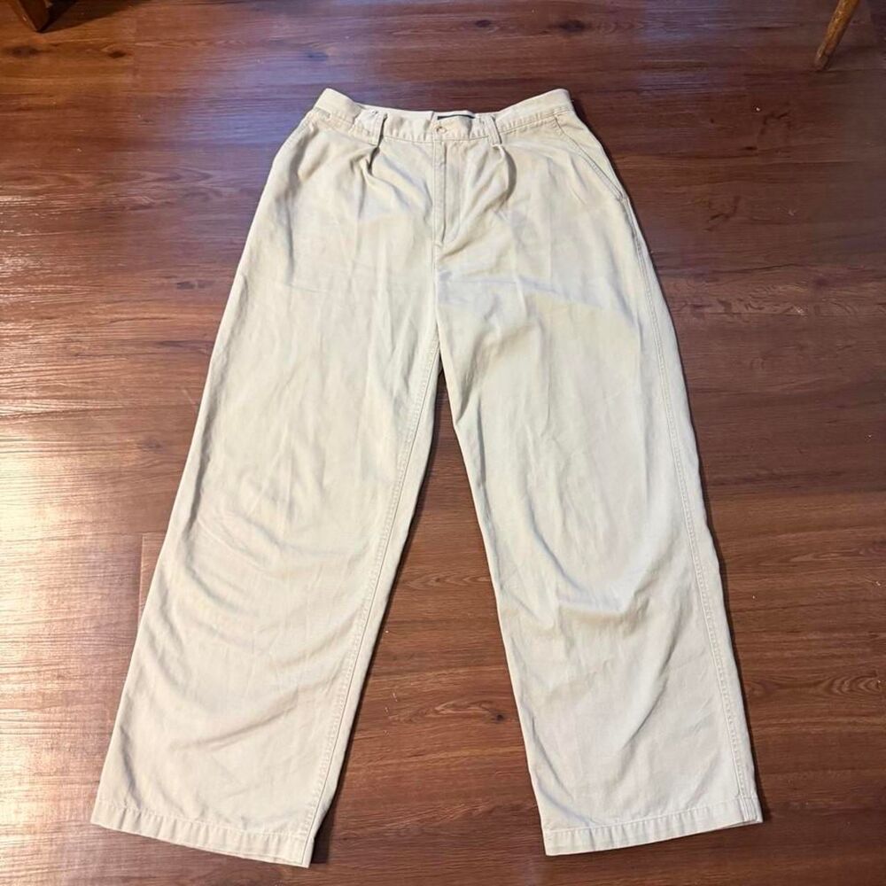 Ralph-lauren Women's Cream and Tan Trousers